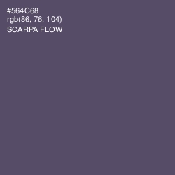 #564C68 - Scarpa Flow Color Image